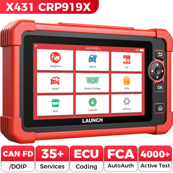 LAUNCH X431 CRP919X OBD2 Scanner with 2 Year Free Update