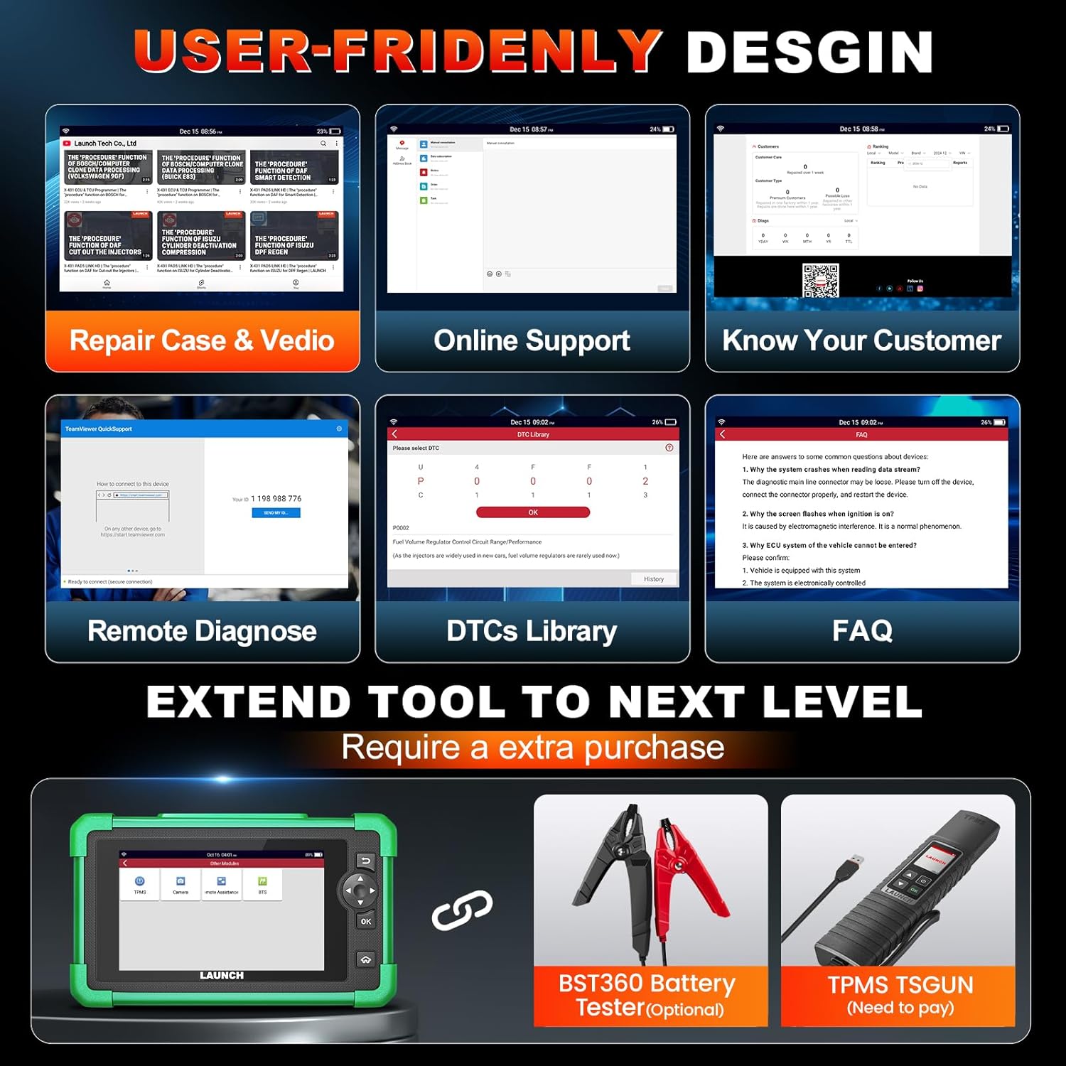 LaunchX431 CRP919 EV Bidirectional Scan Tool for Electric Vehicles New Energy Cars