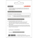 Launch X431 ADAS Activation Card Calibration Software Application