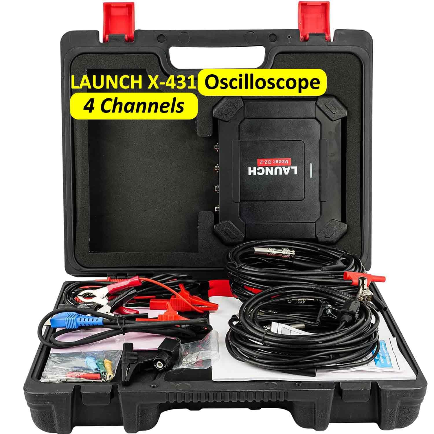 LAUNCH X431 Oscilloscope O2-2 Scopebox Analizador 4 Channel Digital Scopebox