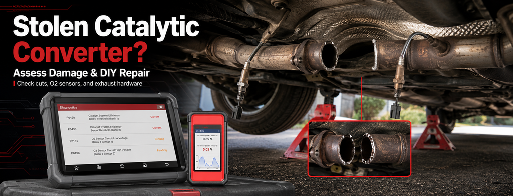 Stolen Catalytic Converter? How to Assess Damage and Perform a DIY Repair