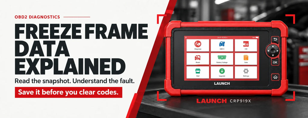 Freeze Frame Data Explained: Read, Decode, and Clear It With a Launch Scanner