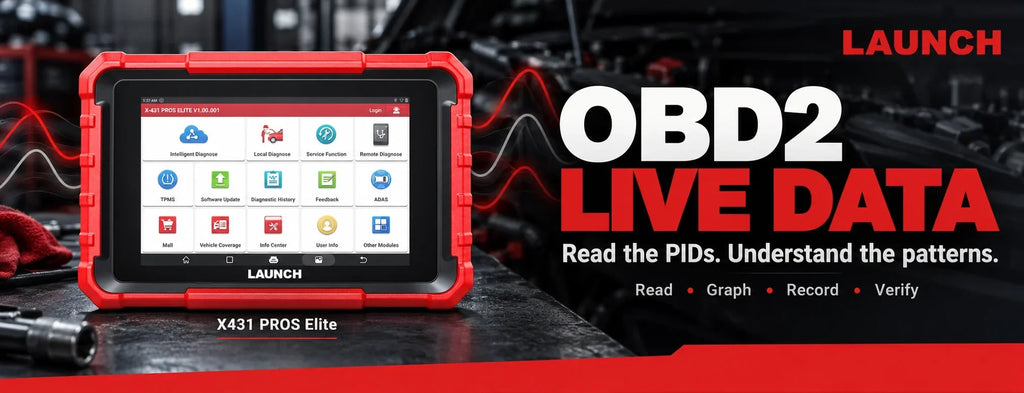 OBD2 Live Data: What Every Reading Means and How to Read It With a Launch Scanner