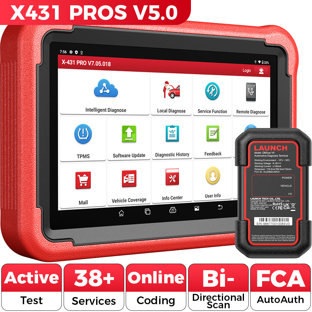 Herramienta de diagnóstico LAUNCH X431 PROS V5.0