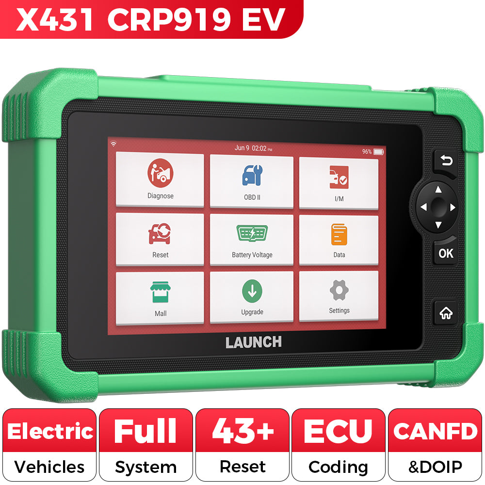 Herramienta de diagnóstico bidireccional LaunchX431 CRP919 EV para vehículos eléctricos y coches de nueva energía