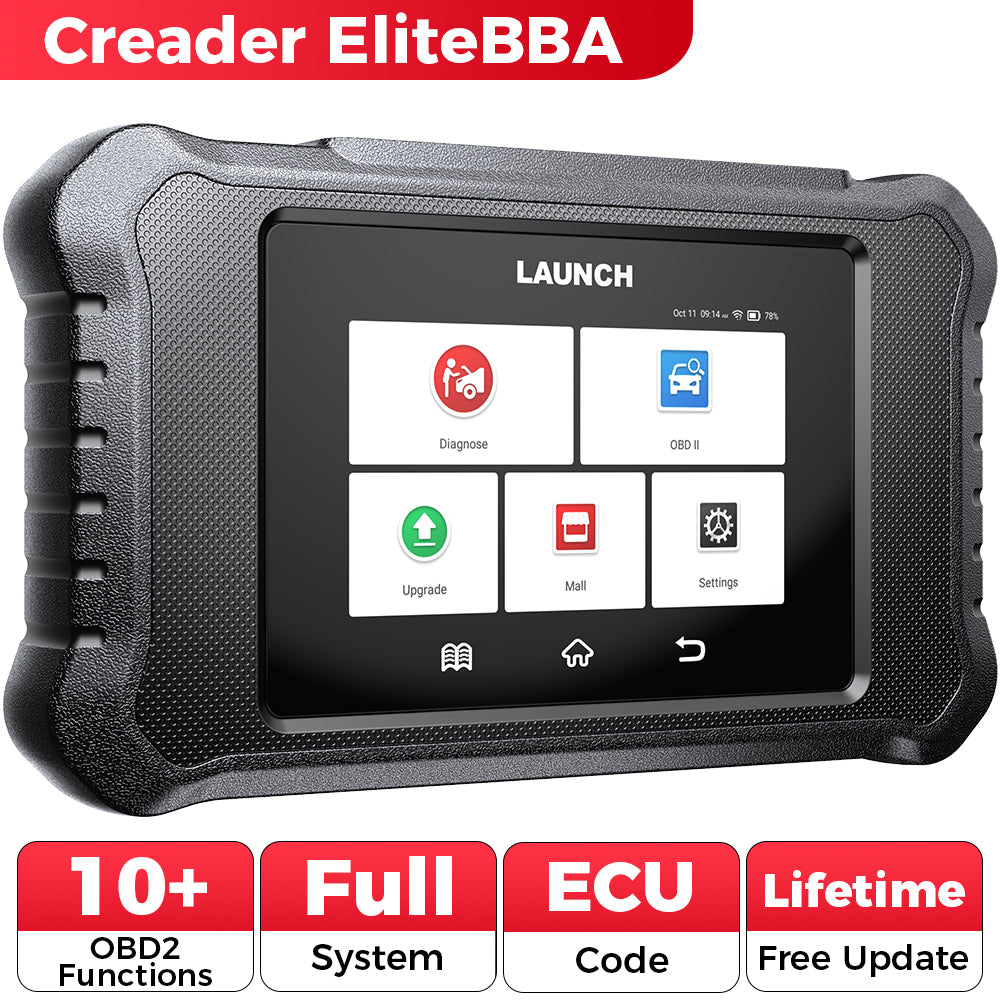 Escáner para coches Launch X431 Creader Elite 2.0 BBA OBD2