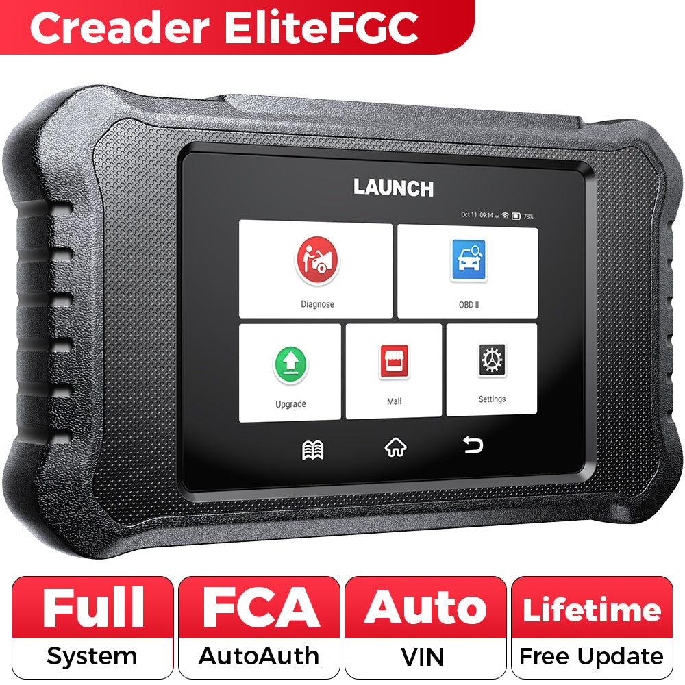 Escáner Launch X431 Creader Elite 2.0 FGC OBD2