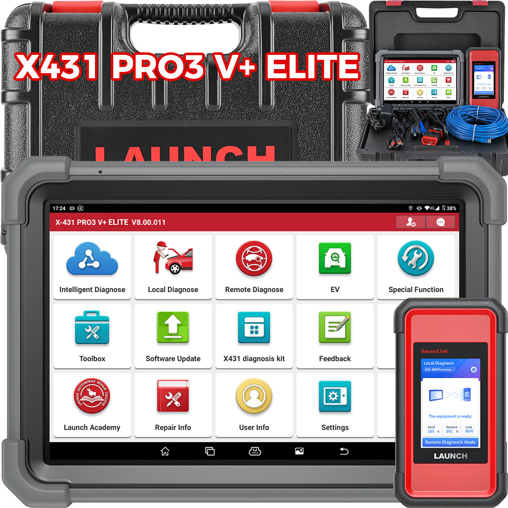 Escáner de diagnóstico Launch X431 PRO3 V+ Elite con programación J2534