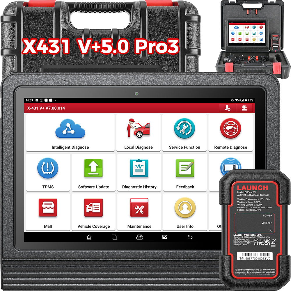Escáner de diagnóstico bidireccional OBD2 Launch X431 V+ 5.0 PRO3