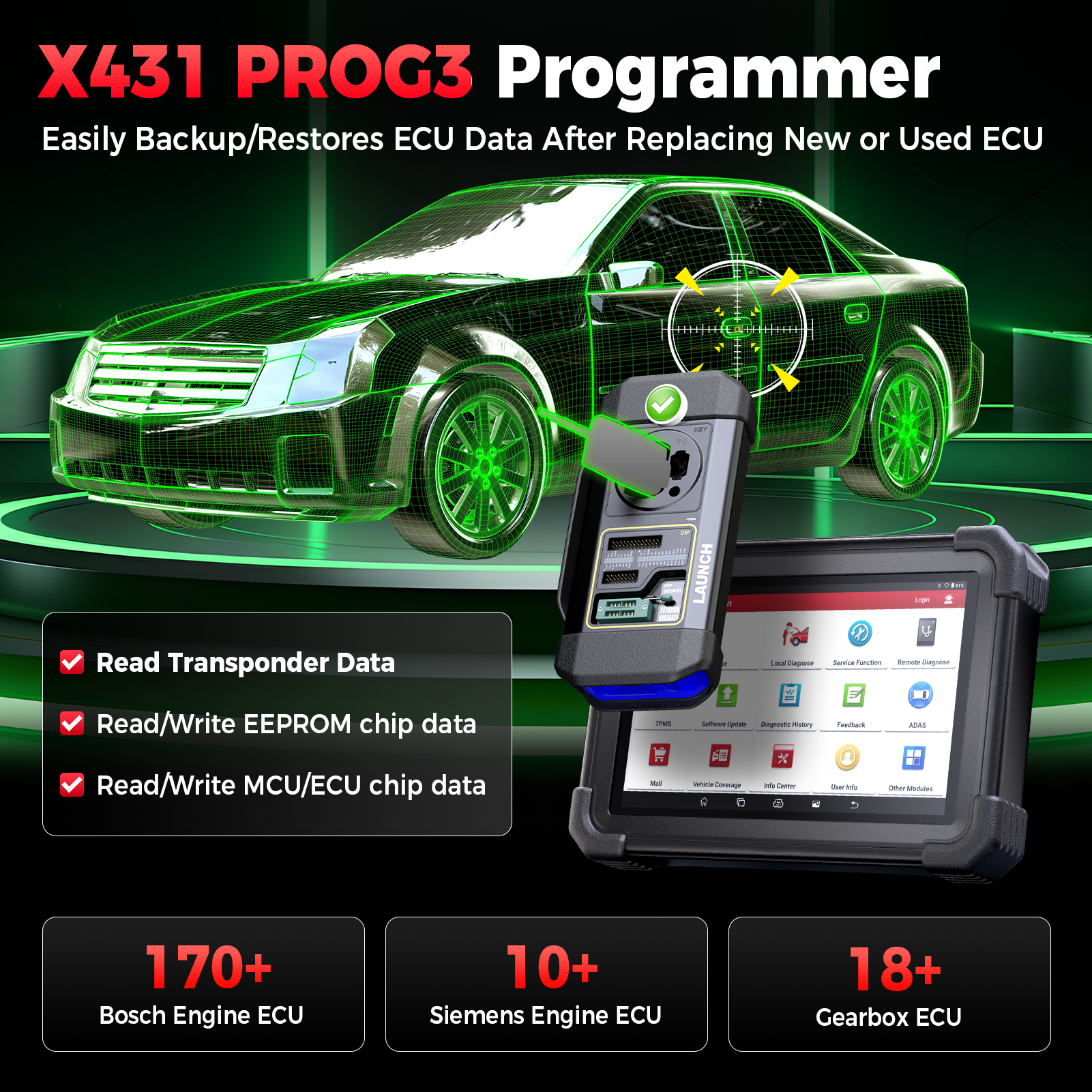Herramienta de programación de llaves Launch X431 IMMO Plus