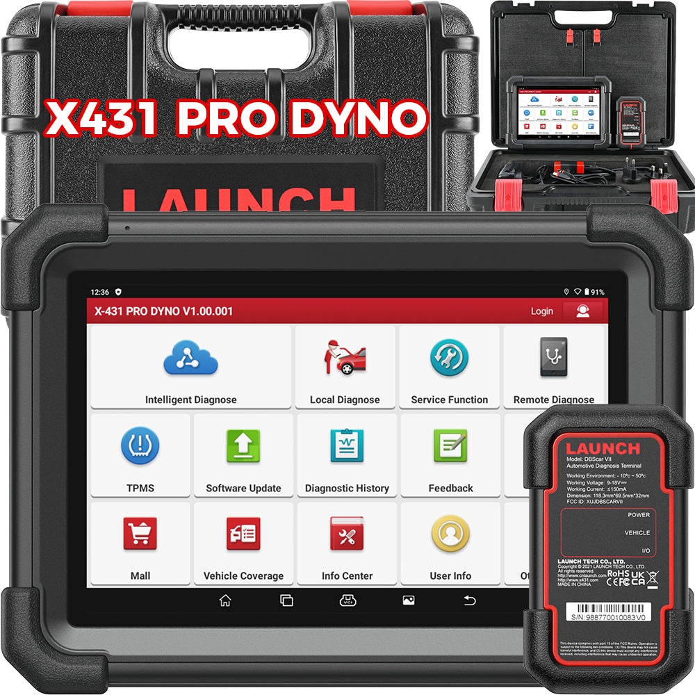 Escáner de diagnóstico bidireccional Launch X431 PRO DYNO