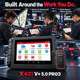LAUNCH X431 V+ 5.0 PRO3 Bidirectional OBD2 Diagnostic Scanner with Online Coding & Active Tests