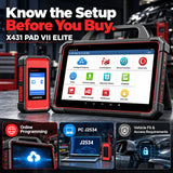 LAUNCH X431 PAD VII ECU Programming & Online Coding Scan Tool for Cars