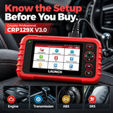 LAUNCH CRP129X V3.0 4-System OBD2 Code Reader