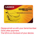 LAUNCH Upgrade Card (All Products) – Software Renewal Service