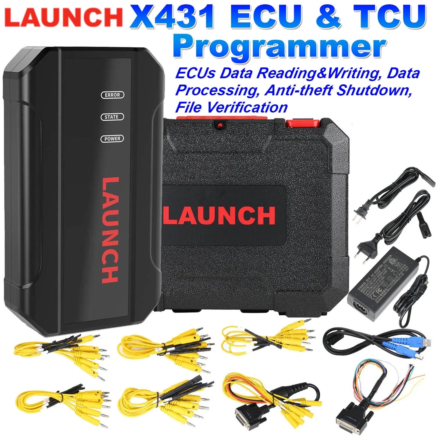 Launch X431 ECU & TCU Programmer Support ECU Read & Write Standalone C ...