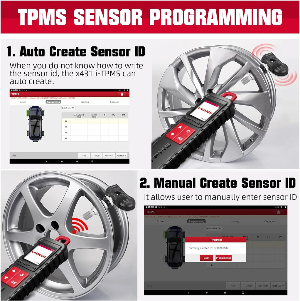Launch X431 i-TPMS TPMS Tire Pressure Detector – Launchx431online