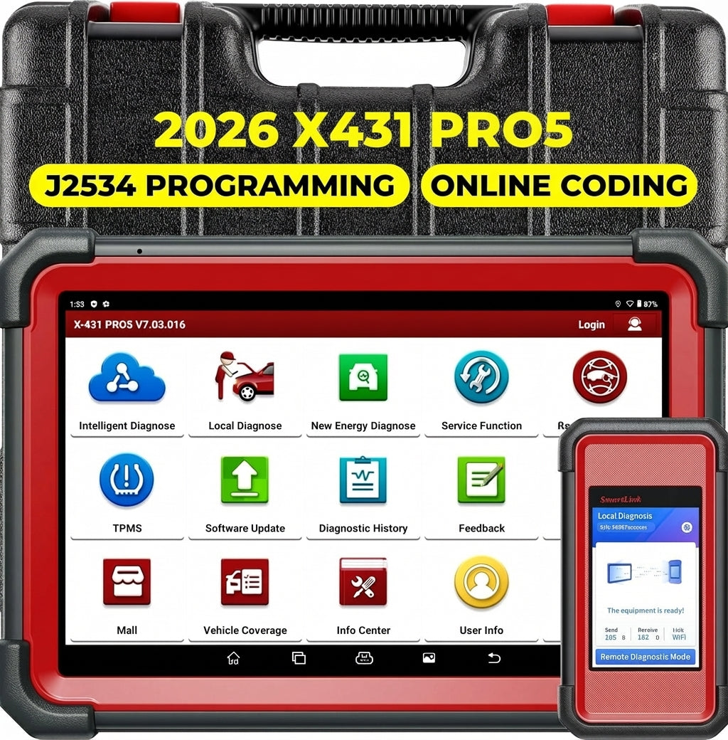 Circle Scanner Launch X431 Pro5 ECU Programmer Diagnostic Scanner – Launchx431online